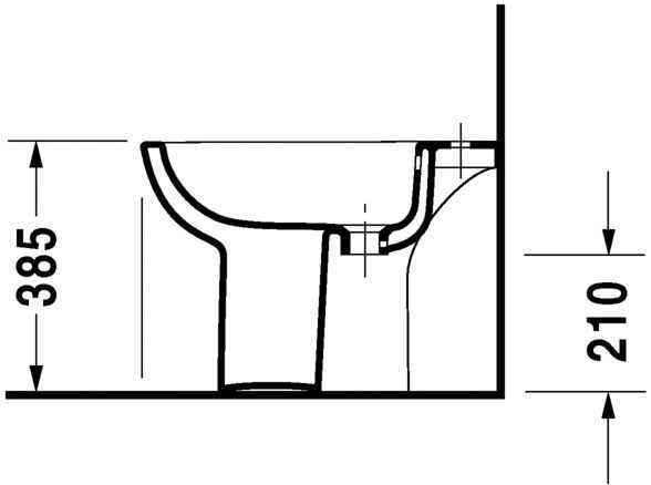 Біде підлогове Duravit D-Code 22371000002