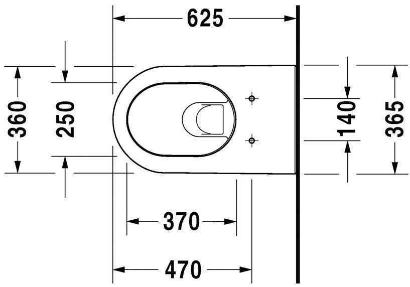 Унітаз підвісний Duravit Darling New (подовжений) 2544092000