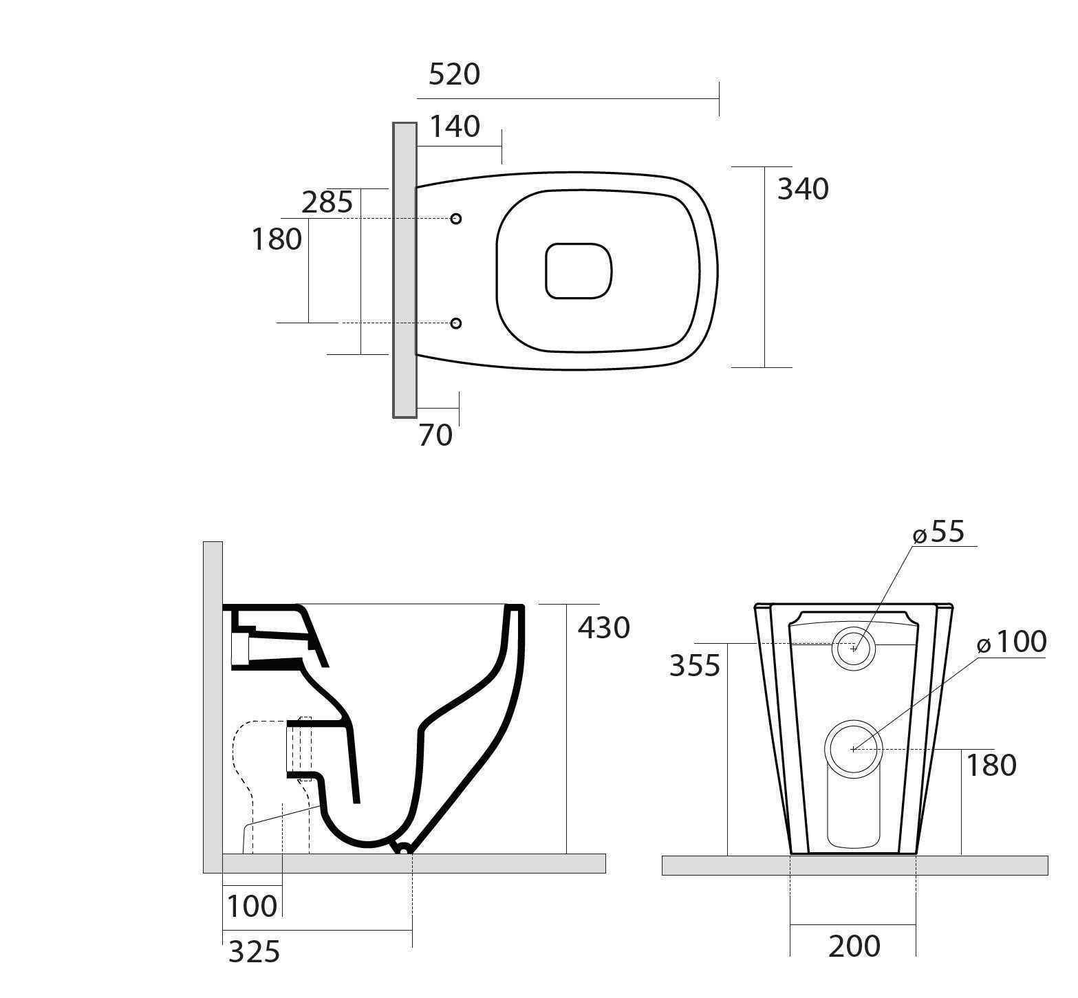 Унітаз підлоговий AXA White Jam 3312601