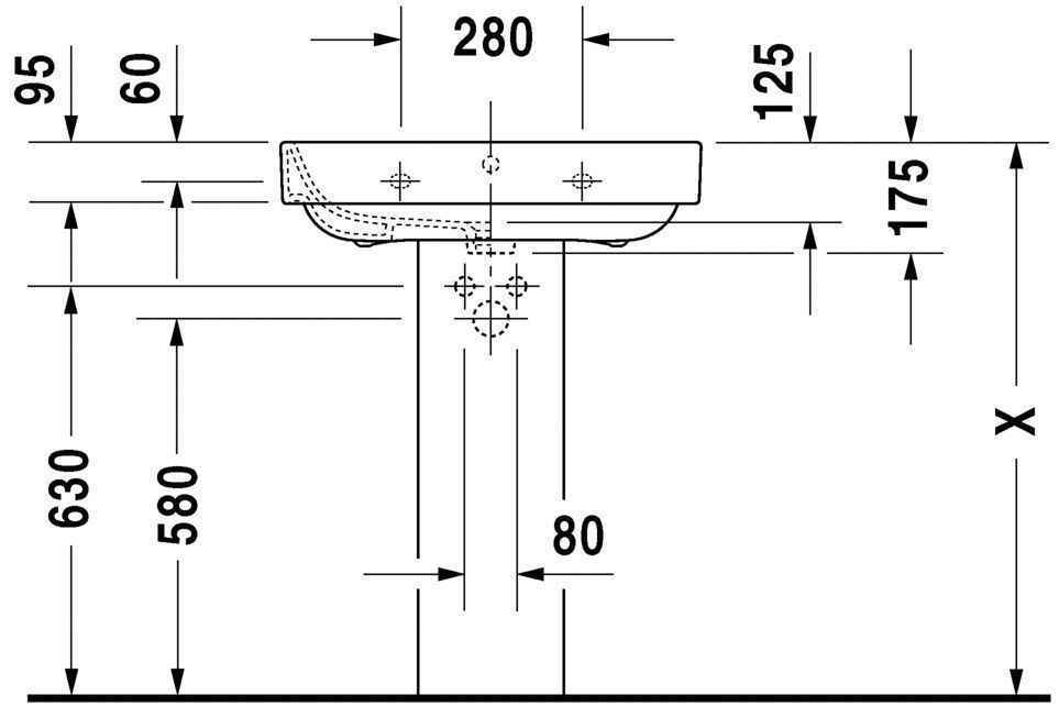 Умивальник Duravit Happy D.2 2316650000