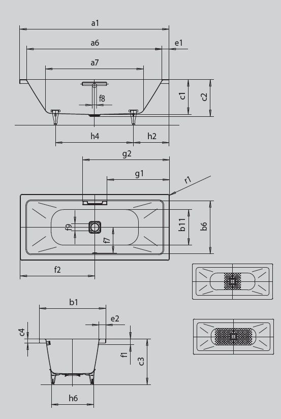 Ванна ConoDuo 2351 0001 0668