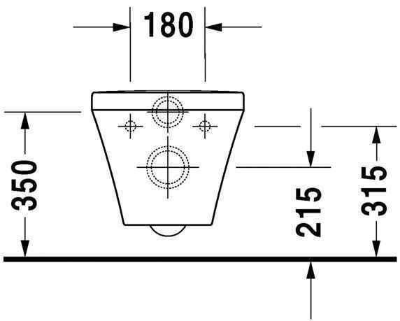 Унітаз підвісний Duravit DuraStyle (Rimless) 2538092000
