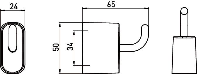 Крючок Emco Logo 2 3075 001 00