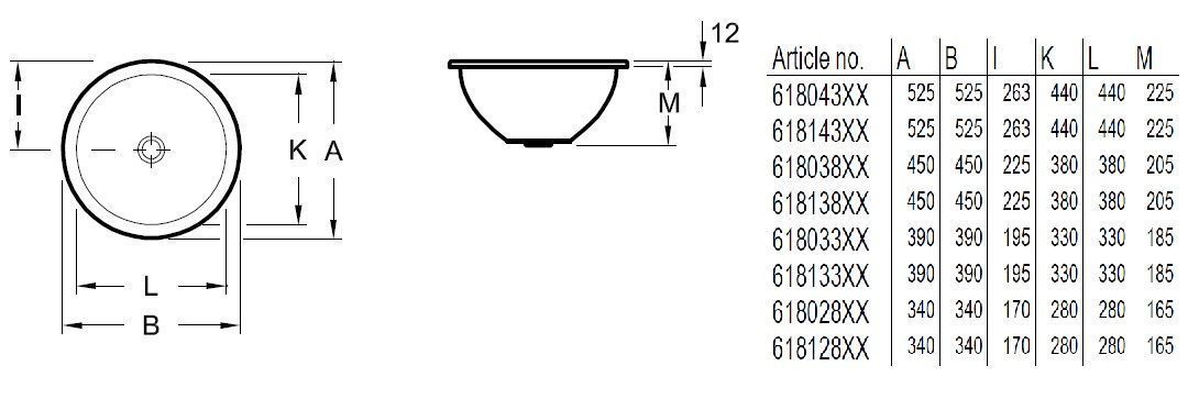 Раковина встраиваемая под столешницу Villeroy and Boch Loop&Friends 618133R2