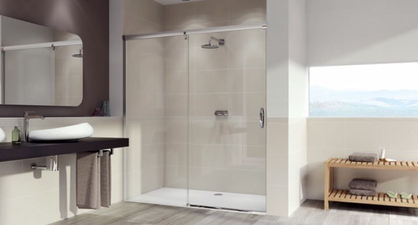 Раздвижная душевая дверь Huppe Aura Elegance 401516.087.322