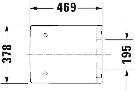 Кришка для унітазу Duravit 0022090000