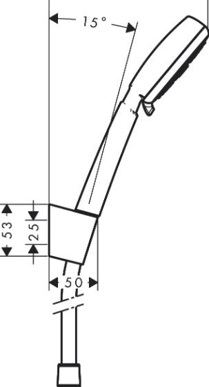 Душевой набор Hansgrohe Crometta 100 Vario (100/1250) 4jet 26666400