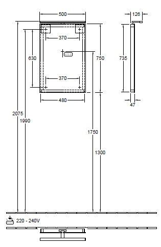 Зеркало More to see Villeroy & Boch A4045000