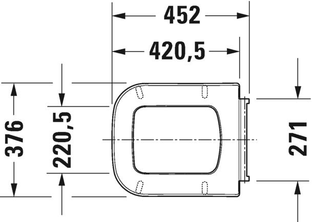Крышка для унитаза Duravit 0020390000
