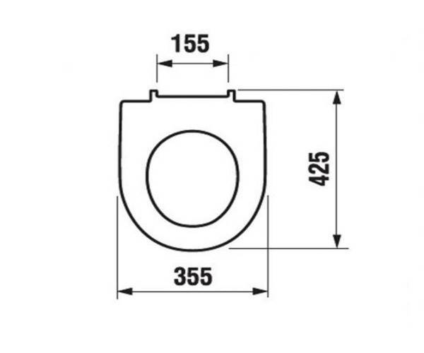 Крышка для унитаза Jika Tigo H8933843000631