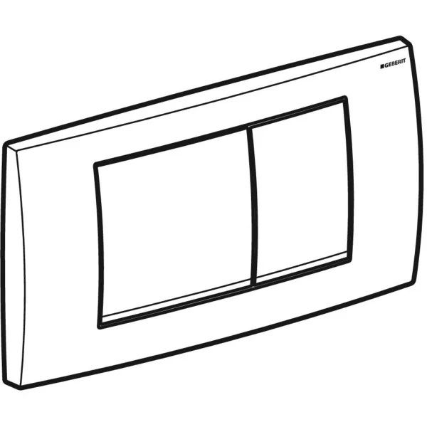 Кнопка змиву води Geberit Twinline 30 115.899.KN.1