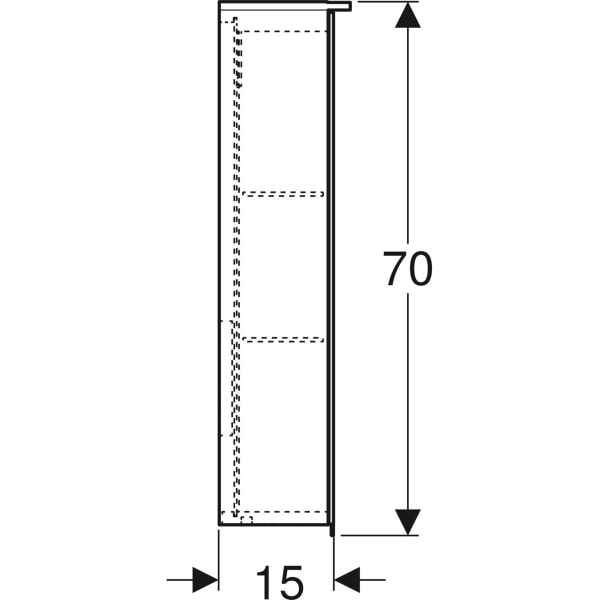 Зеркальный шкафчик Geberit Option Basic 500.206.00.1