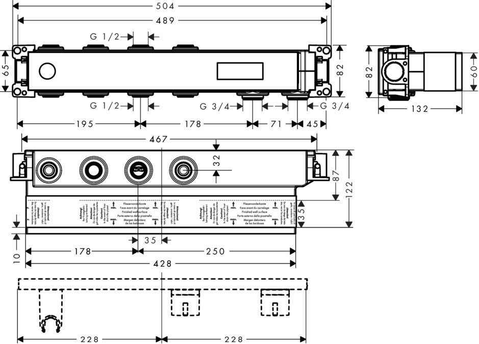 Прихована частина для термостата Hansgrohe 15310180