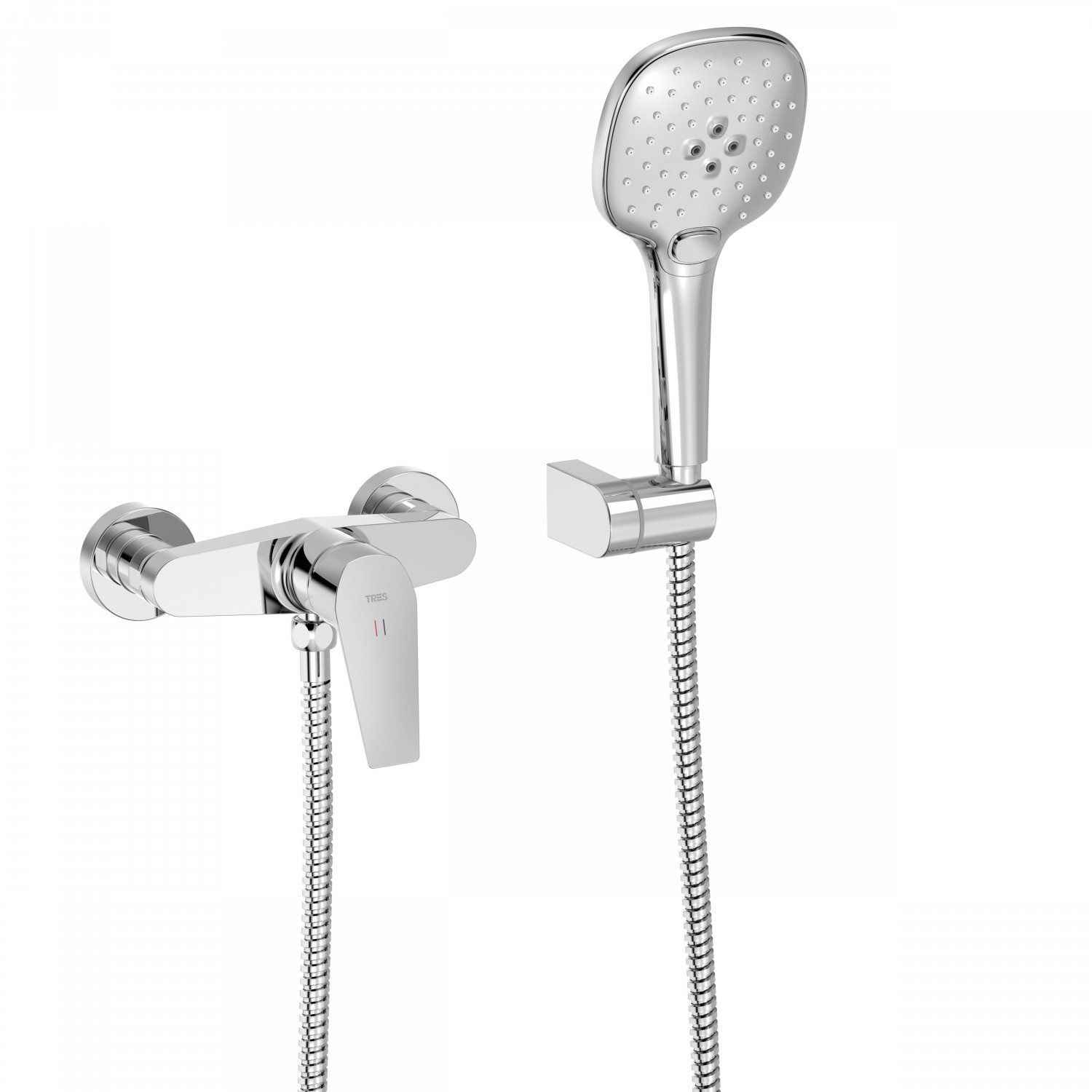 Змішувач для душа з душовим набором Tres Canigo 21716701