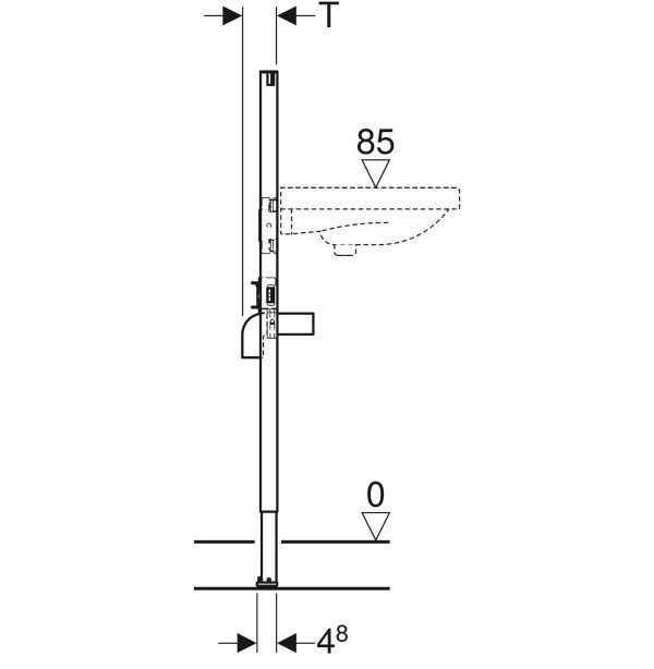 Інсталяція Geberit Duofix (для раковини) 111.434.00.1