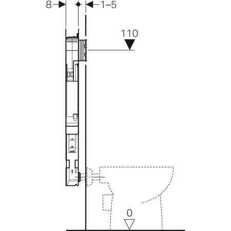 Змивний бачок Geberit Sigma 8 (прихований монтаж) 109.791.00.1