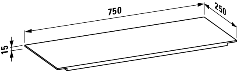 Настенная полка Laufen Kartell H3853320840001