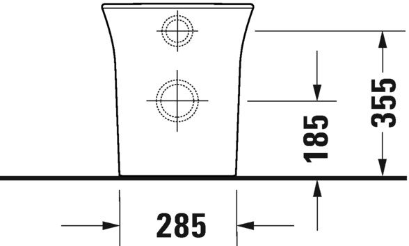 Унитаз напольный Duravit White Tulip 2001090000