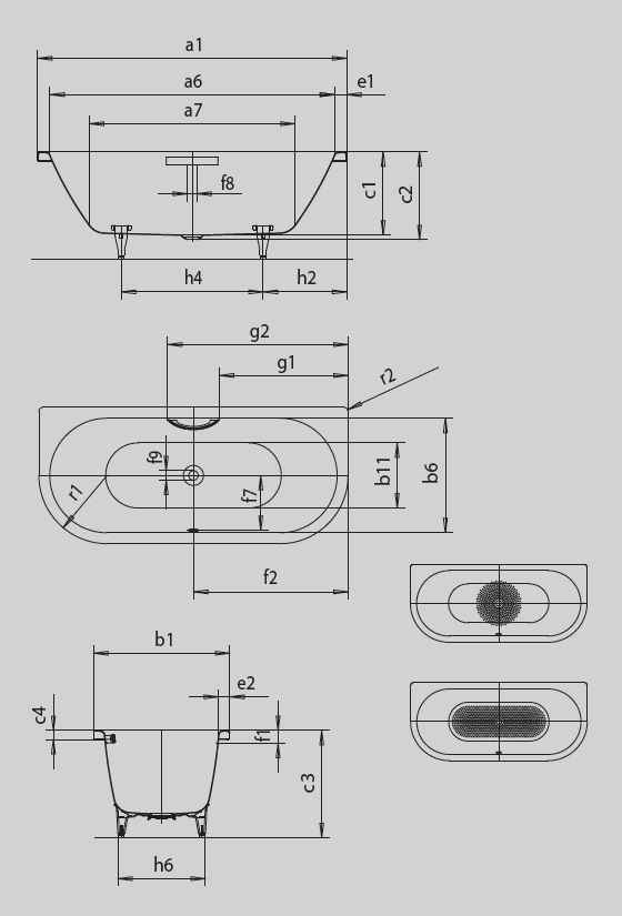 Ванна Centro Duo 2 2835 0001 0001