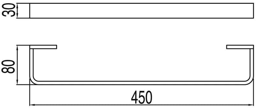 Рушникотримач Tres Loft 20063604BM