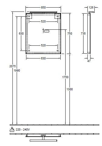 Зеркало More to see Villeroy & Boch A4046500