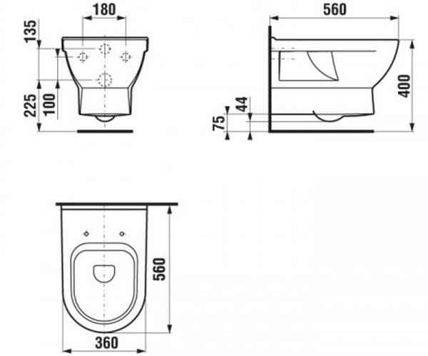 Унітаз підвісний Jika Cubito  H8204220000001