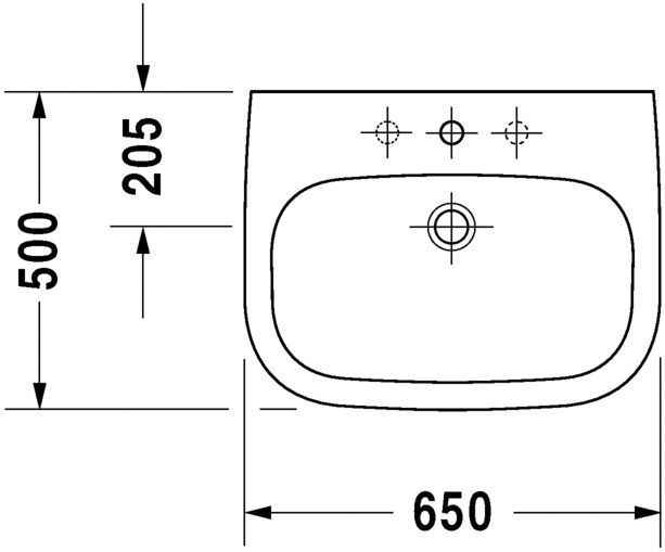 Умивальник Duravit D-Code 23106500002