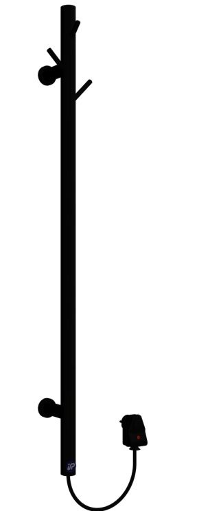 Рушникосушка TUBIE-85C31, 850мм, чорний матовий TUBIE-85C31