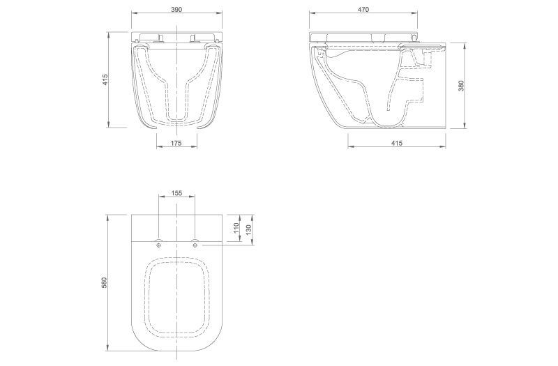 Унитаз подвесной Knief Pride 0600-074-01R