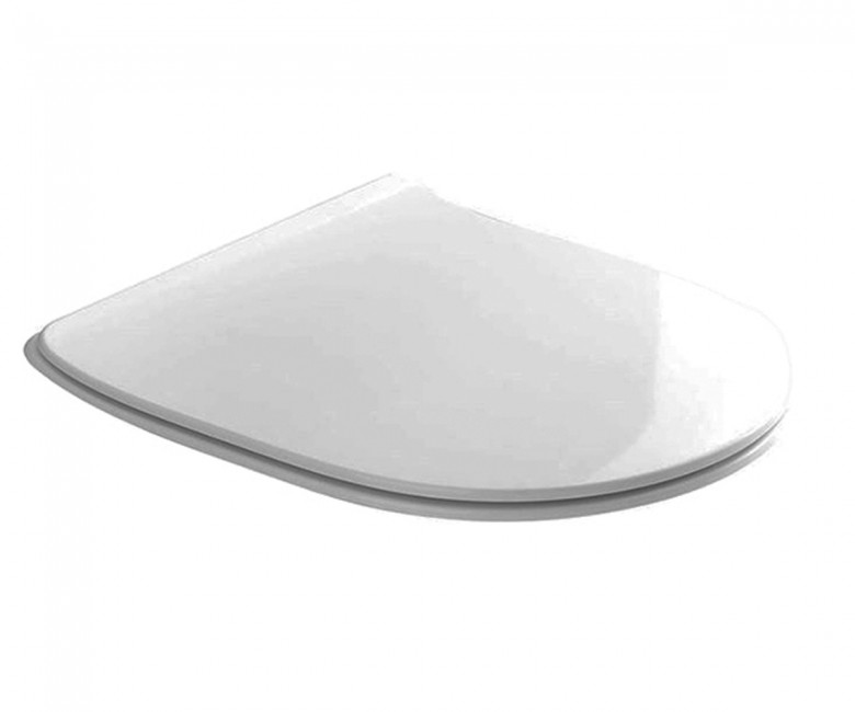 Glomp Сидіння для унітазу Slim Soft-close, біле