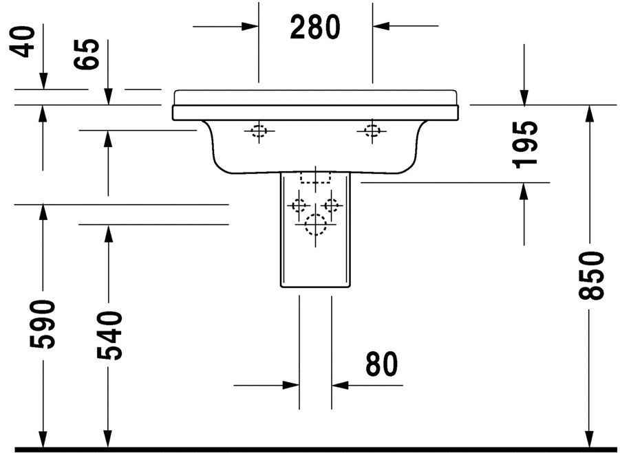 Умивальник Duravit Starck 3 0304700000