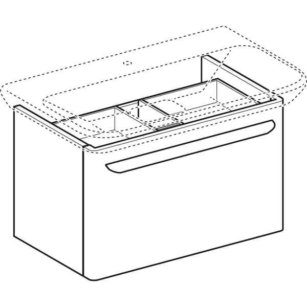 Шафка під умивальник Geberit myDay Y824081000