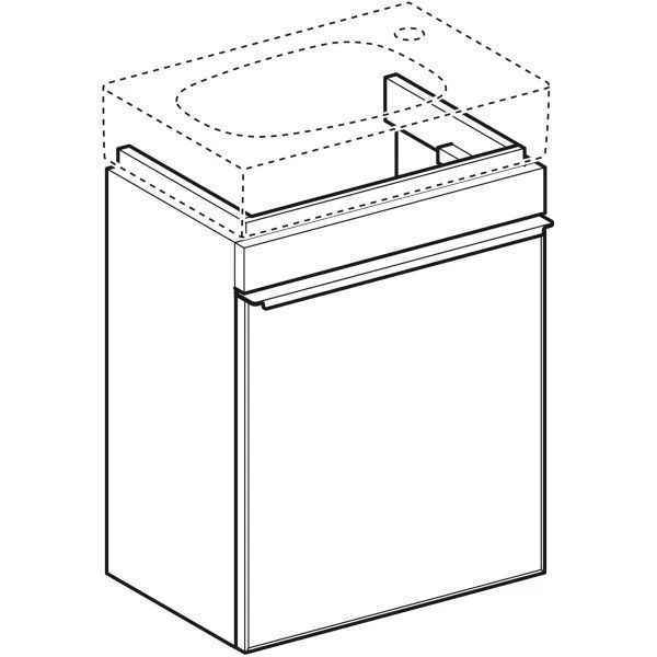 Тумба для умивальника Geberit CITTERIO 500.555.JJ.1