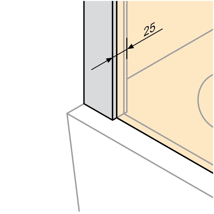 Шторка для ванны Huppe Design Pure 175231.055.321