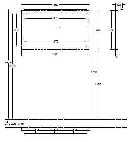Дзеркало More to see Villeroy & Boch A4041300
