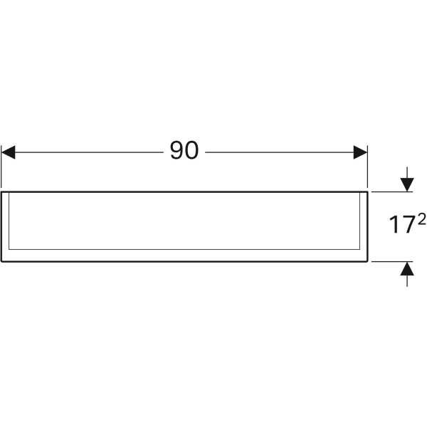 Зеркальный шкафчик Geberit Option Basic 500.594.00.1
