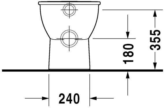 Унітаз підлоговий Duravit Darling New (пристінний) 2139090000