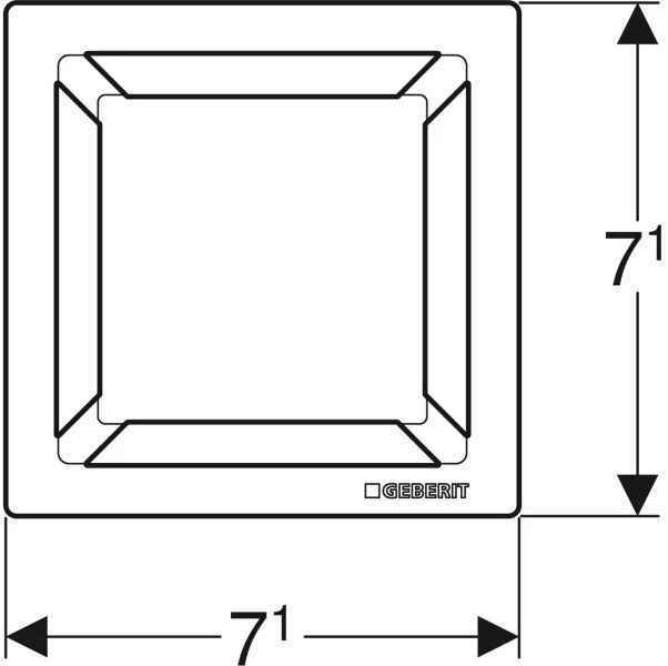 Решітка до трапу  (зовнішня частина) 154.312.00.1