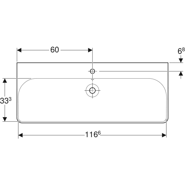 Дзеркальна шафа Geberit Option Basic 500.226.01.1
