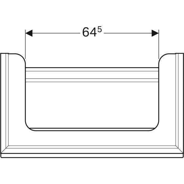 Тумба для умивальника Geberit CITTERIO 500.556.JI.1 500.559.JJ.1