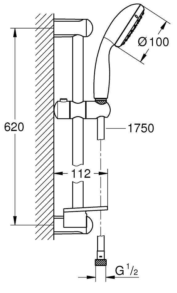 Душовий набір Grohe Tempesta 100 27926001