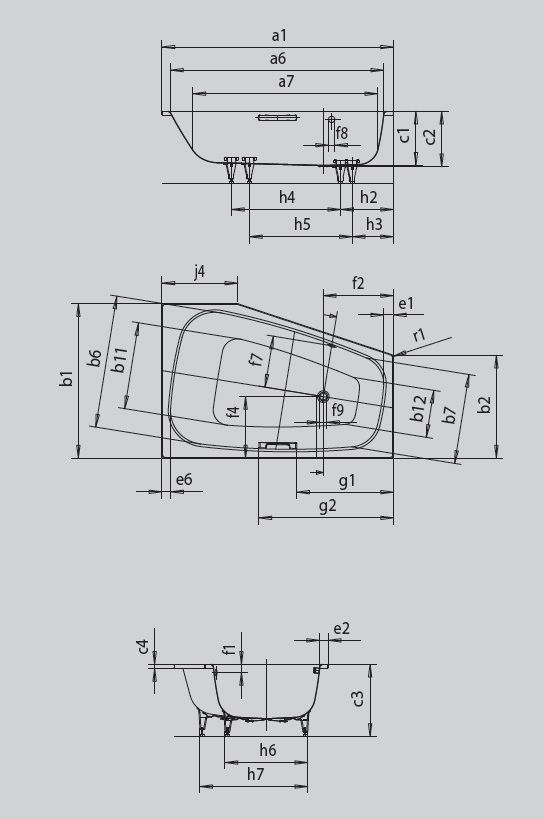 Ванна Plaza Duo 2372 0001 0001