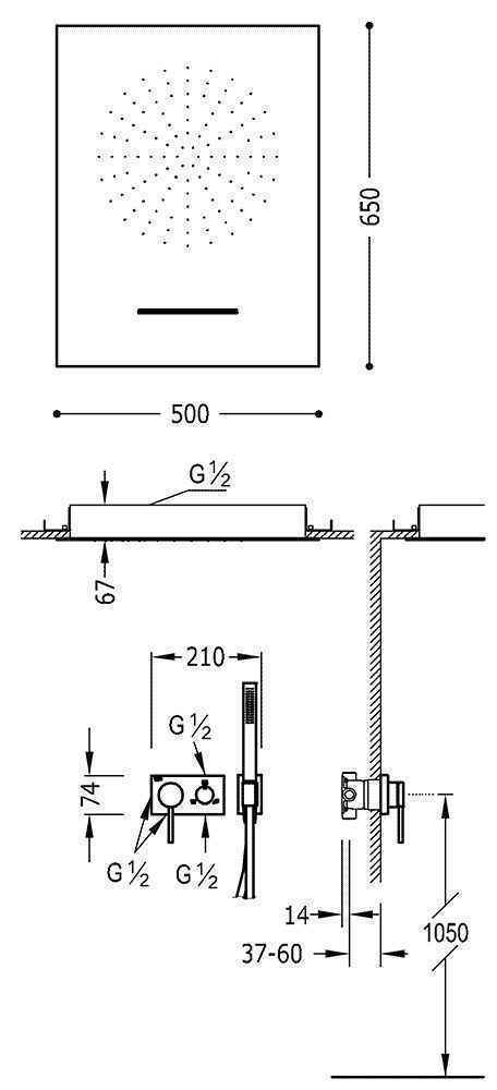Душова система Tres 3V 21027303OM