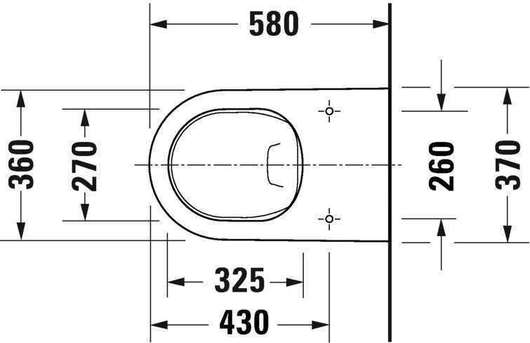 Унітаз підлоговий Duravit White Tulip 2001090000
