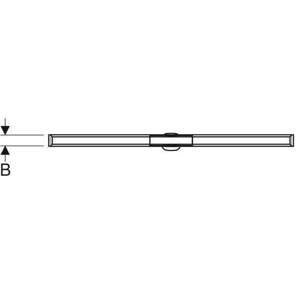 Накладна панель Geberit CleanLine 20 (зовнішня частина) 154.450.00.1