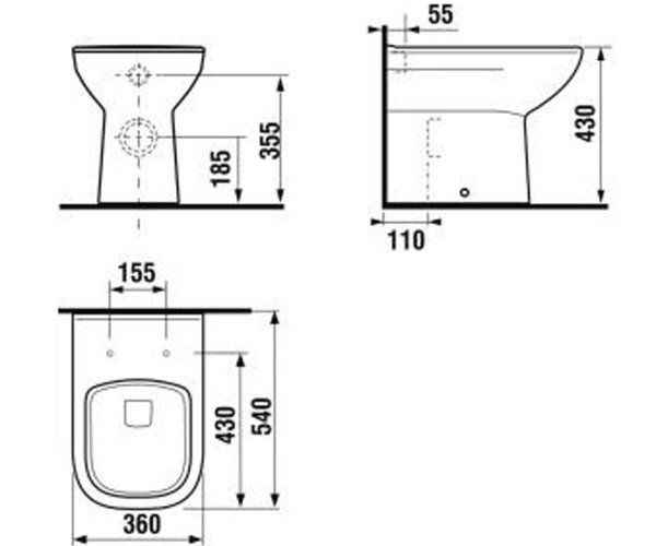 Підлоговий унитаз Jika Olymp Deep H8216150000001