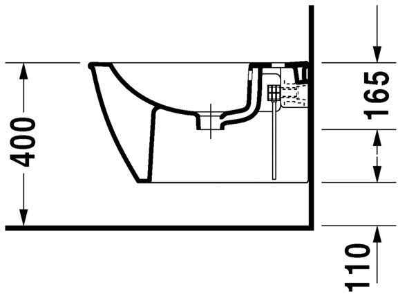 Біде підвісне Duravit Darling New 2249150000