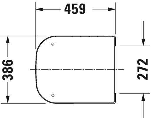 Кришка для унітазу Duravit 0020390000