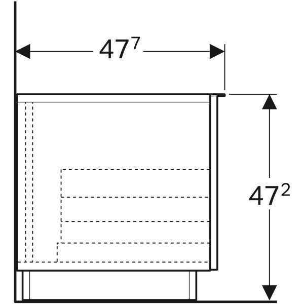 Тумба Geberit iCon 840092000