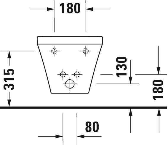 Біде підвісне Duravit DuraStyle (компакт) 2285150000